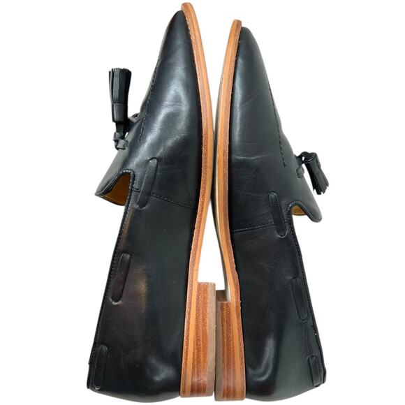 TALBOTS Leighton Tassel Loafers in Black Women's Size 9 Medium - Picture 5 of 15